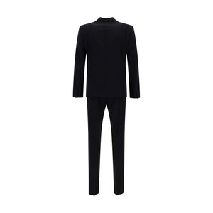 Dsquared² Blue Fleece Wool Two-Piece Suit