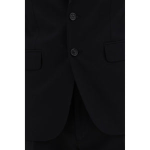 Dsquared² Blue Fleece Wool Two-Piece Suit