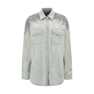 Golden Goose Blue Denim Shirt