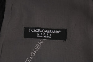 Dolce & Gabbana Black STAFF Cotton Rayon Vest