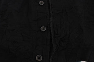 Costume National Black Fine Wool Button Cardigan