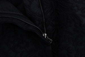 Dolce & Gabbana Black Brocade High Waist Capri Shorts