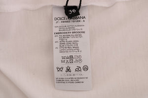 Dolce & Gabbana White Cotton Fairy Tale T-Shirt