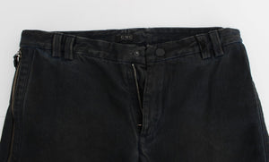 Costume National Blue Cotton Slim Pants Denim Jeans