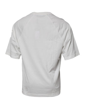 Dolce & Gabbana White DG Sport Crew Neck Short Sleeve T-shirt