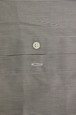 GF Ferre Gray Striped Cotton Casual Shirt