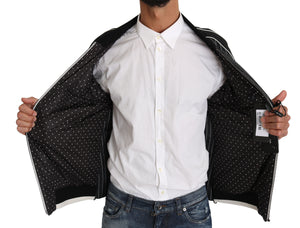 Dolce & Gabbana Black DD58 SG62 Sequined Beaded Jacket