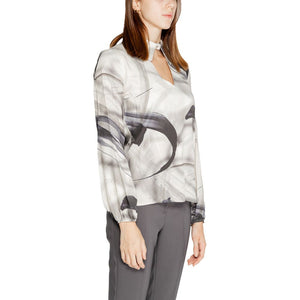 Rinascimento Gray Viscose Blouse