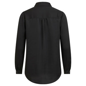 Vila Clothes Black Polyester Blouse