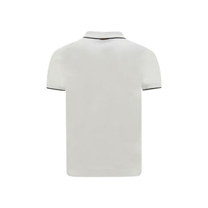 ZEGNA White Elastane Polo Shirt