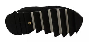 Dolce & Gabbana Black Shark Neoprene Stretch Sneakers Shoes