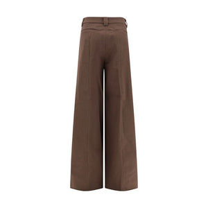The Latest Brown Cotton Casual Pants