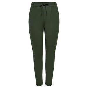 Only Green Viscose Casual Pants