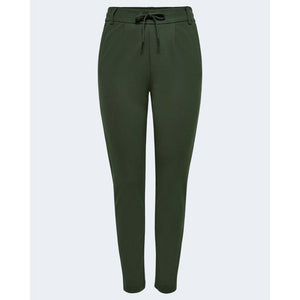 Only Green Viscose Casual Pants