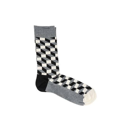 Happy Socks Gray Cotton Socks