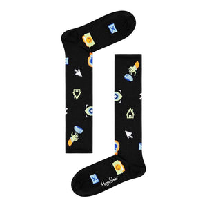 Happy Socks Black Cotton Socks