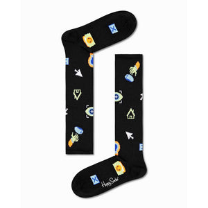 Happy Socks Black Cotton Socks