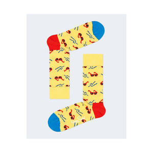 Happy Socks Yellow Cotton Socks