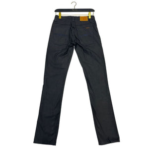 Nudie Jeans Black Cotton Jeans Denim