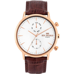 Ben Sherman Brown Leather Dress Watch