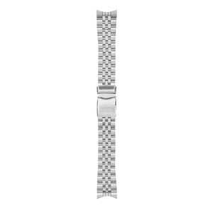 Bobroff Silver Stainless Steel Bracelet Watch
