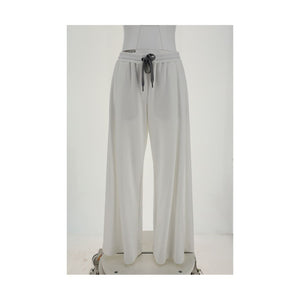 Brunello Cucinelli White Cotton Casual Pants