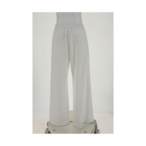 Brunello Cucinelli White Cotton Casual Pants