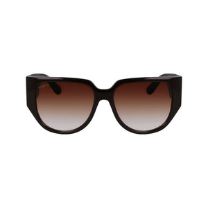 Ferragamo Brown Bio Injected Sunglasses