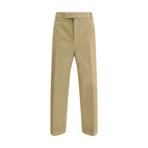 Thom Browne Beige Cotton Casual Pants