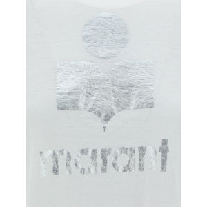 Marant Etoile White Linen T-Shirt