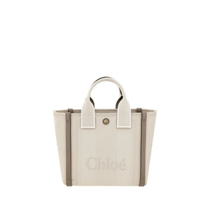 Chloé Beige Cotton Handbag