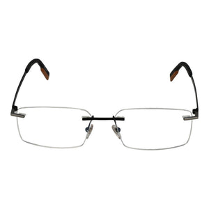 Ermenegildo Zegna Gray Metal Glasses (Frames)