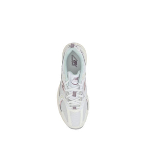 New Balance White Leather Tier 3 Sneakers