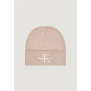 Calvin Klein Jeans Beige Cotton Cap (Baseball Hat)