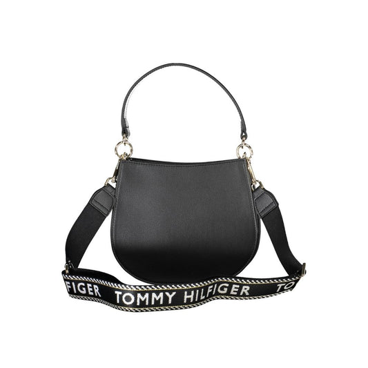 Tommy Hilfiger Black Polyester Handbag