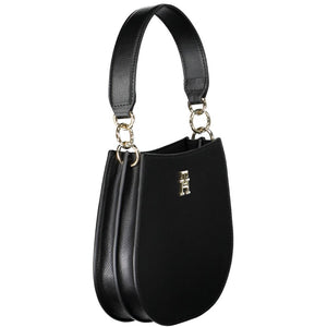 Tommy Hilfiger Black Polyester Handbag