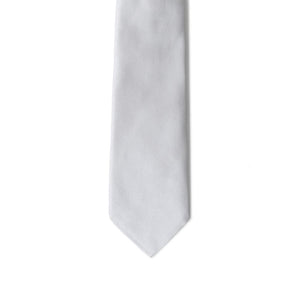 Giorgio Armani Silver Silk Tie