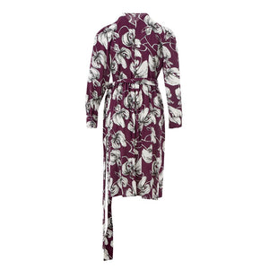 Lardini Purple Viscose Casual Dress