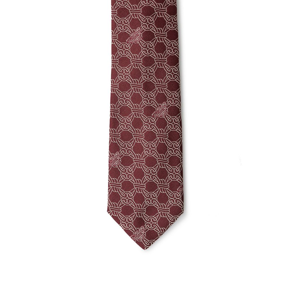 Emporio Armani Red Silk Ty