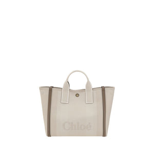 Chloé Beige Cotton Handbag