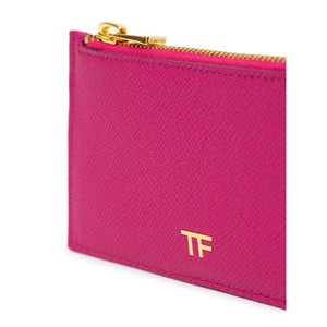 Tom Ford Fuchsia Leather Cardholder