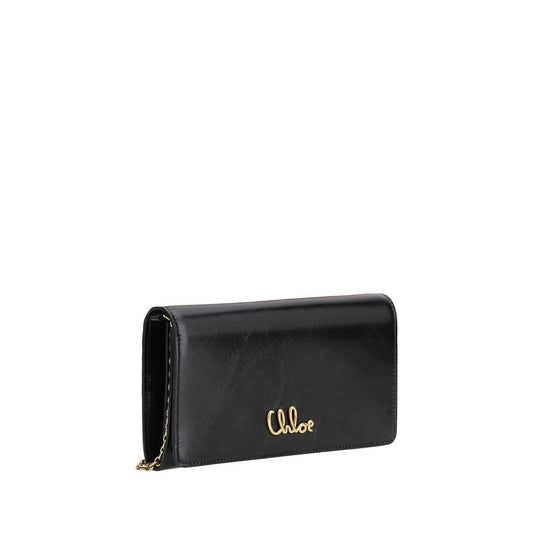 Chloé Brown Calf Leather Bos Taurus Clutch Bag