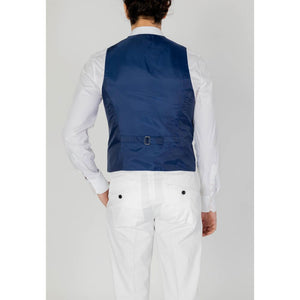 Only & Sons Blue Polyester Waistcoat