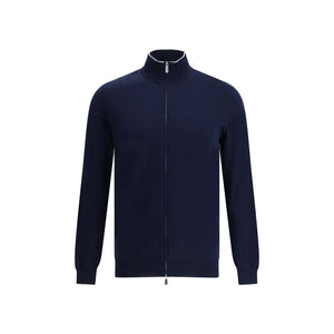 Svevo Blue Cotton Cardigan