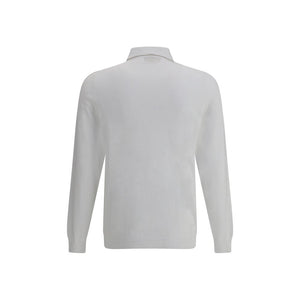 Svevo White Cotton Polo Shirt