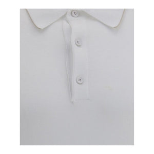 Svevo White Cotton Polo Shirt