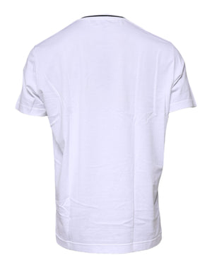 Dolce & Gabbana White Sacred Heart Short Sleeve T-shirt