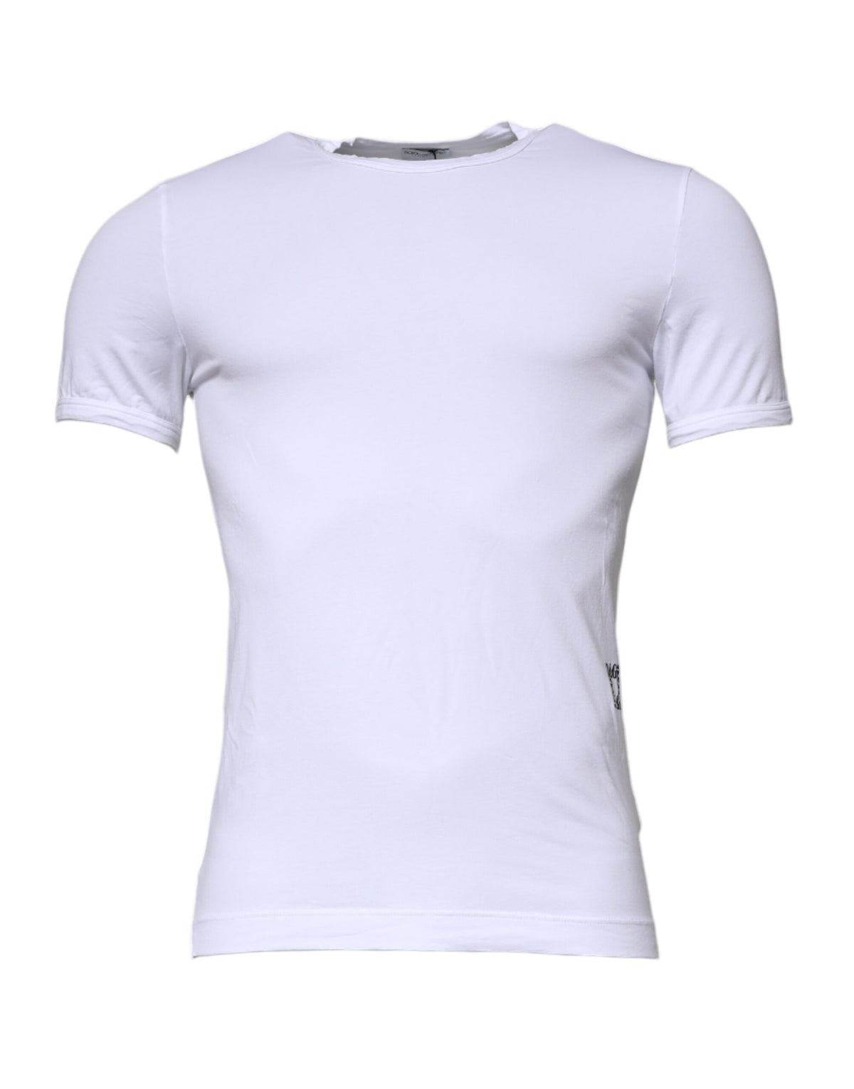 Dolce & Gabbana White Cotton Stretch Crewneck Underwear T-shirt