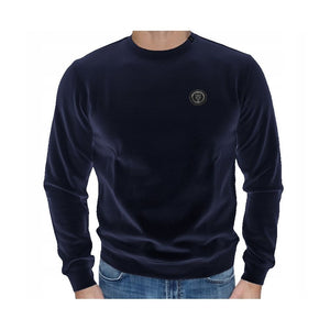 Plein Sport Blue Cotton Sweatshirt