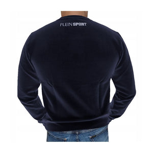 Plein Sport Blue Cotton Sweatshirt